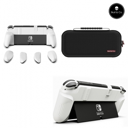 닌텐도 스위치 OLED 네오 그립 케이스 스컬앤코+맥스캐리 파우치