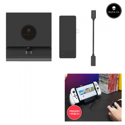 닌텐도 스위치 OLED 점프게이트 미니 독 스컬앤코