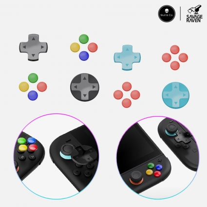 닌텐도 스위치2 조이콘2 스컬앤코 D패드 버튼 커버