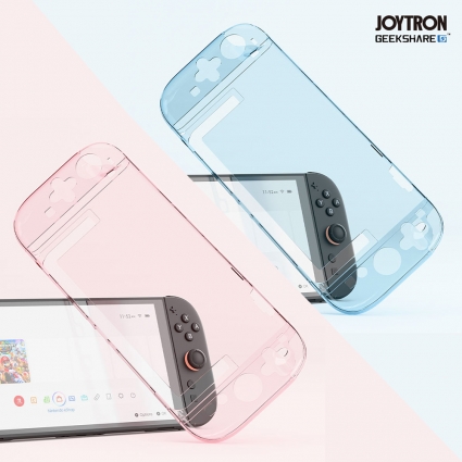 닌텐도 스위치2 케이스 풀커버 긱쉐어 투명