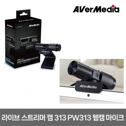 웹캠 카메라 라이브 스트리머 에버미디어 PW313
