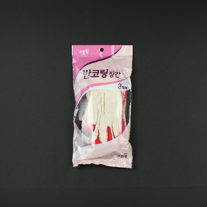 크린랲 크린랩 반코팅장갑 목장갑 3켤레
