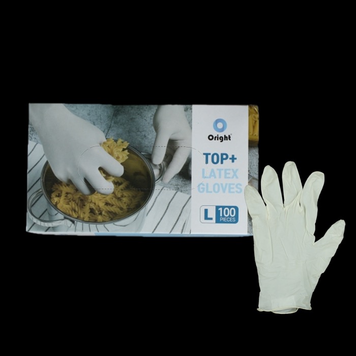 오라이트 라텍스 위생장갑 소 중 대 S M L 화이트