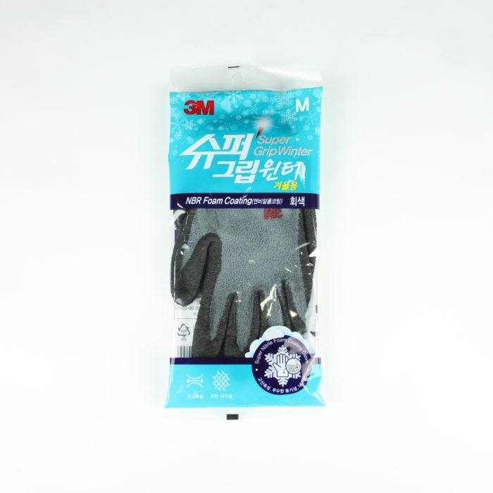 3M 슈퍼 그립 윈터 겨울용 (그레이) Medium