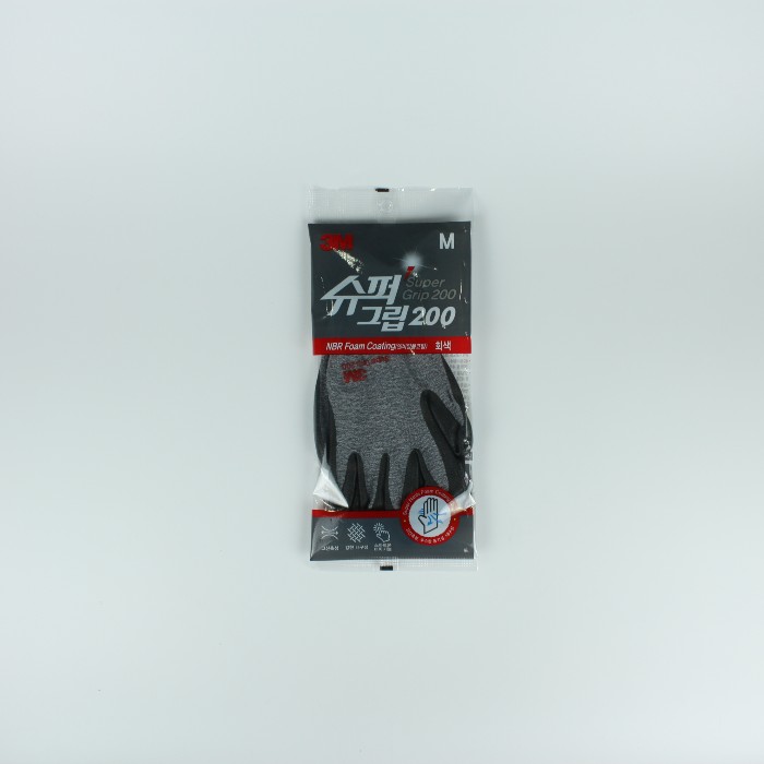 3M 스카치-브라이트 슈퍼그립 200(그레이) Medium