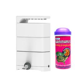 아마존 거북이 저수위 저수면 여과기 amz-xn600+250ml감마루스세트