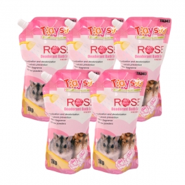 TAYSA 햄스터모래 장미향 1kg  5매입