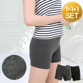 [초끈]RT기모스판 3부 속바지 3종세트