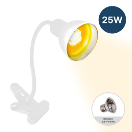 아마존 파충류/양서류 클립램프 AMZ-CO7화이트(집게고정형)