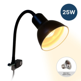 아마존 파충류/양서류 클립램프 AMZ-CO6블랙(볼트고정형)