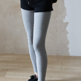 [초끈]1+1 그레이 9부레깅스 하의