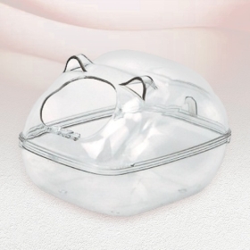 [아마존] 햄스터 목욕하우스 대 (투명)