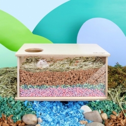 [나이트엔젤 ]원목 사각 디깅박스 S