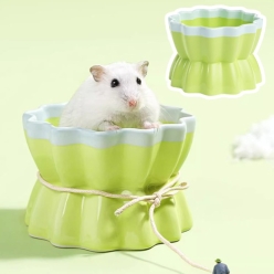 [카르노] 물결 세라믹 급식기-그린