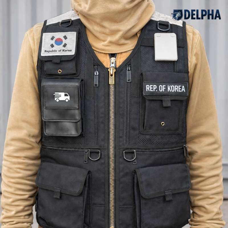 델파 배달조끼 DP-Z007 코듀라 군용복소재