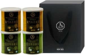 장수 돌김 캔 4p 선물세트