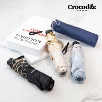 [크로커다일]3단 하트포인트 자수 슬림 암막 우양산