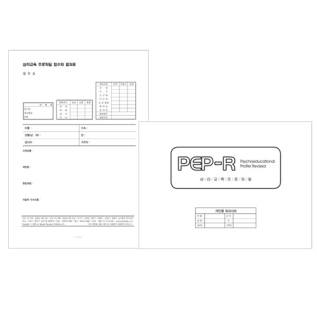 교육진단검사기록용지20부
