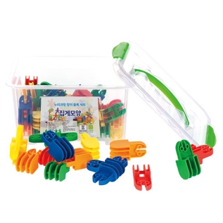 누리과정창의블록세트-집게모양