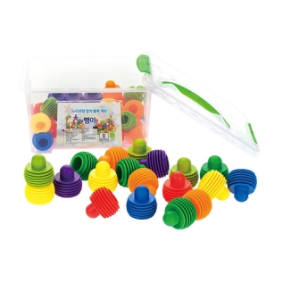 누리과정창의블록세트-팽이