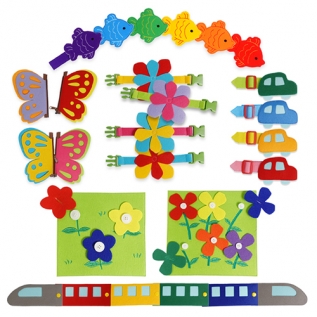 지퍼버클단추소근육놀이세트