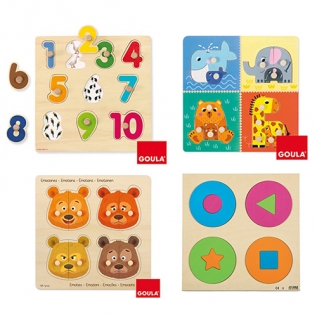 [영유아인지발달]첫원목퍼즐놀이세트