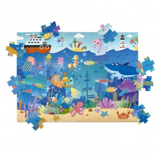 [포스터와빅사이즈퍼즐가방]바닷속여행(48pcs)
