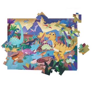[포스터와빅사이즈퍼즐가방]공룡시대(48pcs)
