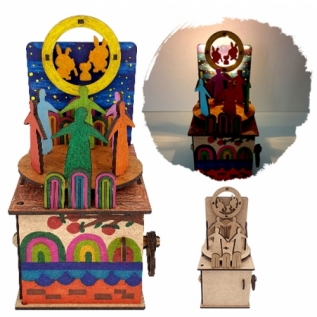 강강술래빙글빙글조명등만들기