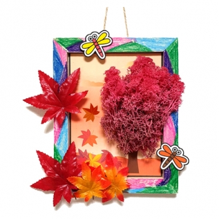 스칸디아모스액자만들기-가을단풍나무(5인용)