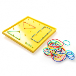 5핀양면지오보드(기하판)&고무줄세트