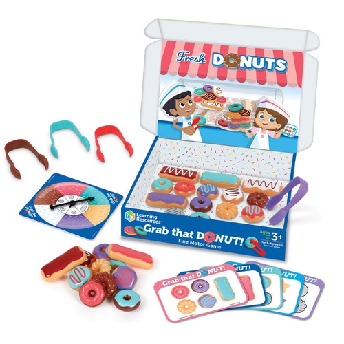 도넛잡기색모양소근육게임