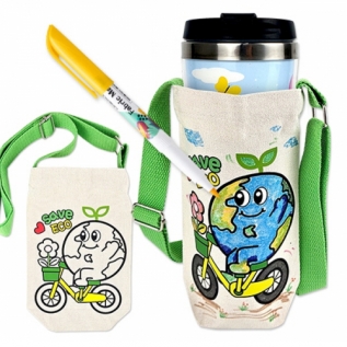 지구사랑텀블러가방만들기-자전거탄지구(5인용)