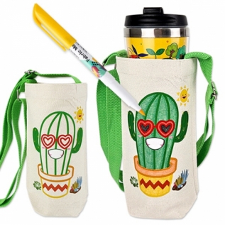 지구사랑텀블러가방만들기-하트뿅선인장(5인용)