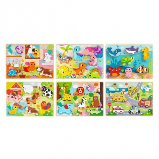 원목입체밸런스퍼즐6종세트