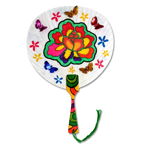 입체나비민화부채만들기(5개세트)