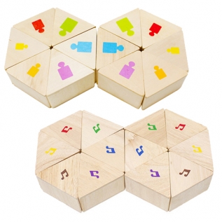 [감각매칭블럭]무게&소리블럭세트24pcs