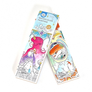 물만있으면되는미니물감색칠북