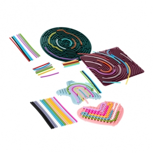 [소근육발달]말랑막대끼우기감각보드4종세트