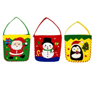 [펠트스티커/바느질]크리스마스손가방만들기(5인용)