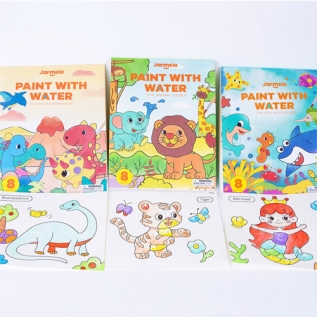 물만있으면되는색칠북3종세트(공룡&정글&바다친구)