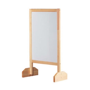 [창의낙서판]양면화이트보드&안전거울(싱글)