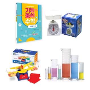 [느린학습자수학공부세트]들이와무게PLUS(눈금저울5kg)