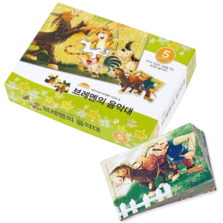 퍼즐명작동화브레멘의음악대(퍼즐판10종세트)