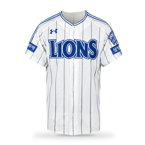 삼성라이온즈 언더아머 어센틱 올드 홈 유니폼