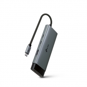 UH7020C C-Type 7in1 허브 USB3.0 to SD/microSD HDMI USB-A PD충전
