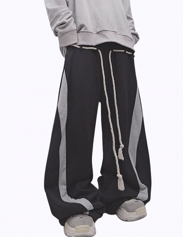 드로스트링 라인 스포츠 팬츠