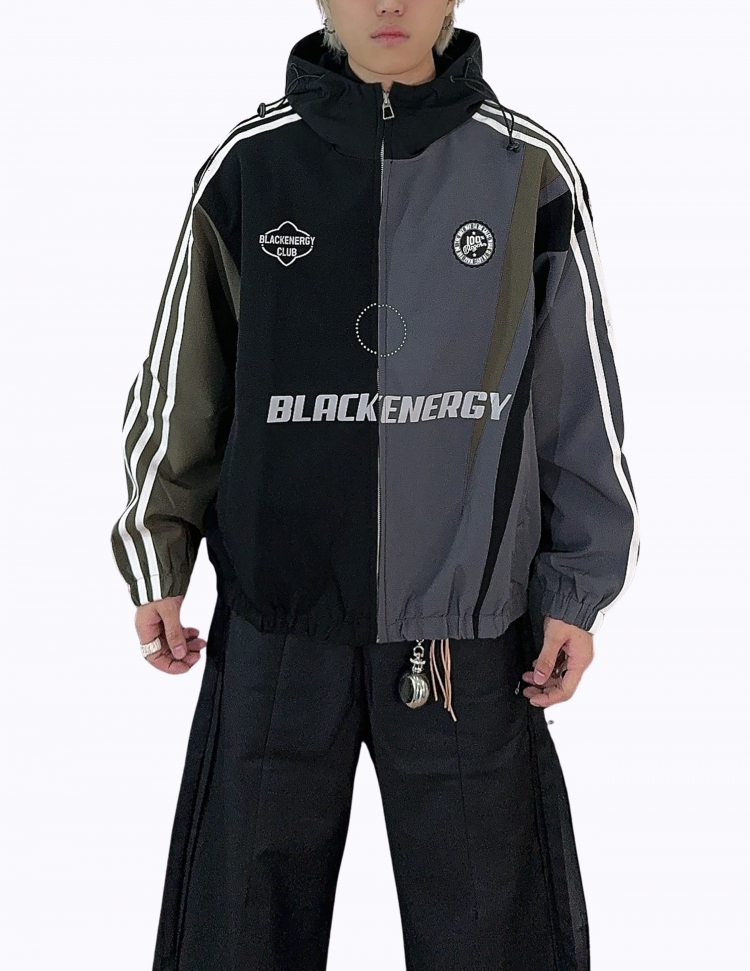 콘트라스트 윈드브레이커 점퍼