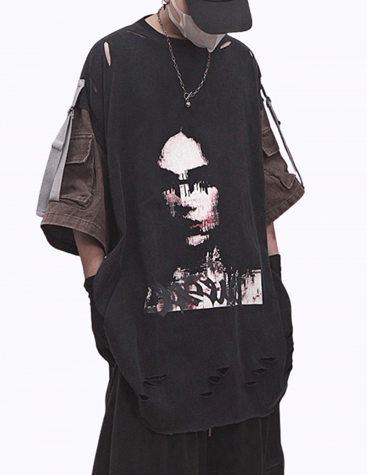 멀티포켓 포어트럿 티셔츠