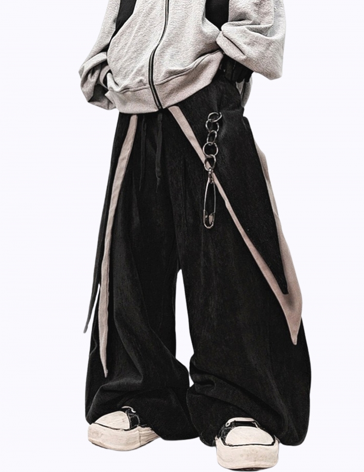 심플 라인 밴딩 팬츠